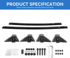 220LBS Roof Rack Cross Bars for 2019-2025 RAV4 XLE XSE Premium Limited Hybrid LE with Side Rails, Lockable Aluminum Crossbars Cargo Rooftop Luggage Canoe Kayak Bicycle roof Bag