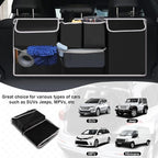 UYYE Trunk Hanging Organizer, Backseat Bag, Car Interior Accessories with 4 Pockets & 2 Mesh Pouches for Groceries, Will