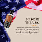 Hide Bracer Leather Cleaner and Conditioner 8 Fl oz | Cleans, Conditions, Protects | Prevents Drying, Cracking & UV Fading of