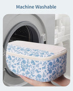 Narwey 7 Set Floral Packing Cubes for Travel Carry on Suitcase Luggage Organizer Bags for Kids Women Men, Durable Packing Org