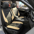 GIANT PANDA Front Car Seat Covers Custom Fit for Toyota Rav4 Camry Highlander Corolla Prius Venza Avalon, Faux Leather Bucket