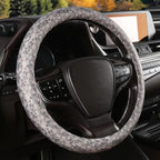 Camo Print Steering Wheel Cover with Silicone Inner Ring, Non-Toxic, Odorless Silicone Leather with Non-Fading Pattern for Me
