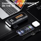 Povasee Car Battery Jump Starter 5000A Jump Box (All Gas/10L Diesel) Portable Car Jump Starter Battery Pack, 12V Jumper