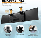 Broadway Panoramic Rear View Mirror Wide Angle Car Mirror Blind Spot Convex Rearview Mirror Essential Rear View Mirror Accessories for Cars SUV Trucks Vehicles (270mm-Blue)