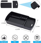 PIMCAR Center Console Organizer for Honda Accord 2018 2019 2020 2021 2022 ABS Plastic Material Armrest Box Insert Tray Pallet Accessories (NOT Fit for Manual Transmission Models) —Black