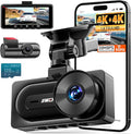 IIWEY 4K+4K Dash Cam Front and Rear, Dual STARVIS Sensor, 5G WiFi-6 (up to 20MB/s) with App, 128G SD Card Included, GPS, Dash