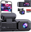 Dash Cam Front and Rear, 2.5K+1080P Dual Dash Camera for Cars, Ecomoment Car Camera with 1.47" IPS Screen, Built-in Wi-Fi, 17