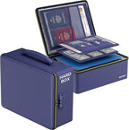 ENGPOW Fireproof Document Box, Hard Fireproof Box with Fireproof Zipper＆Lock, 6400°F Heat Insulated Fireproof Water Resistant