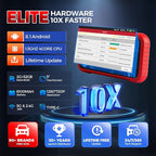 2026 Upgraded LAUNCH OBD2 Scanner CRP123E V3.0 Elite, Diagnostics Tool for Engine, ABS, SRS, AT, with 7 Resets,