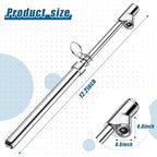 Tallew 40 Pack Dual Head Tire Pressure Gauge Heavy Duty Air Pressure Tire Gauge for Auto Truck Car RV Van Gage Range 10-150PSI, 1-10Bar (Silver)