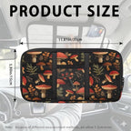 Mushroom Car Sun Visor Organizer, Multi-Pocket Car Truck SUV Storage Pouch Holder Elastic Bands Universal Fit Document Holder for Registration