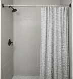 trust4care Black Tension Closet Rod Holders & Shower Curtain Rod Brackets (Adjustable 1"/1.5" Rods) – Deep 0.75" Pole Socket 