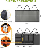 Backseat Hanging Trunk Organizer for SUVs, Cars, Trucks & MPVs | Multi-Pocket Storage with Anti-Slip Straps | Space-Saving Auto