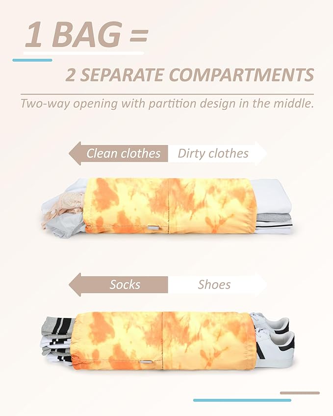 BAGSMART 6 Set /4 Set/2 Set Compression Packing Cubes for Travel, Lightweight Luggage Organizer Bags, Durable Space Saver Bag