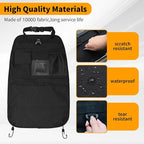Back Seat Car Organizer with Car Storage Bags, Universal Car Organizers and Storage Truck Organizer(Black)