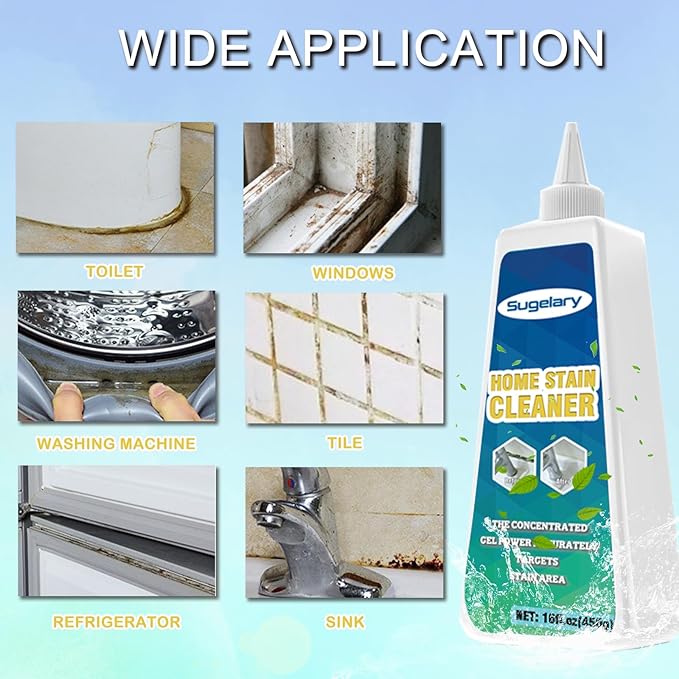 Sugelary Household Washing Machine Cleaner, Home Remover Gel for Refrigerator Strips, Grout Cleaner Best for Home Sink, Kitch