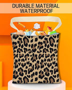 Car Trash Can, Durable Hanging Car Trash Garbage Bag, Cute Automotive Garbage Cans Organizer, Luxury Brown Leopard