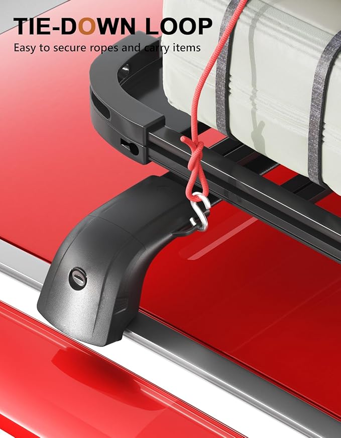Roof Rack Cross Bars 220lbs Compatible with Hyundai Kona & Kona Electric 2024 2025 2026, Heavy Duty Aluminum Lockable Roof Rails Crossbars Black Rooftop Cargo Carrier Luggage