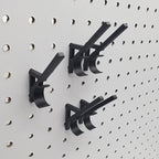 'Just Hanging Pegboards' 1/4" Pegboard Angled Thread-Bobbin Storage Hook, Compatible with 1/4" Pegboards. Sewing Organization
