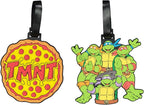 FUL Teenage Mutant Ninja Turtles 2-Piece Suitcase ID Tag Set with Adjustable Straps, Multi, One Size