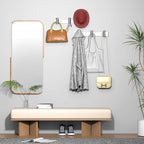VAEHOLD Hat and Coat Wall Mount Rack - Hooks for Robes, Bags, Keys, and Towels - Bathroom Towel Hanger Organizer (Polished Ch