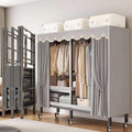 Foldable Portable Closet Wardrobe On Wheel, Load 2000lbs, Portable Wardrobe Closet, Heavy Duty Clothes Rack, Garment Racks fo