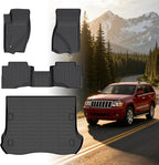 Floor Mats for Jeep Grand Cherokee 2005 2006 2007 2008 2009 2010, Grand Cherokee WK Laredo, Limited, Summit Floor Mats, TPE Summer Winter Non-Slip Floor Liners Car Accessories
