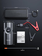 TREKURE Portable Car Jump Starter with Air Compressor, 150PSI 5000A Car Battery Jump Starter Battery Pack (9L Gas/8L