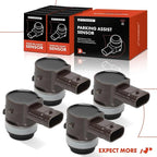 A-Premium 4-PC Front & Rear Reverse Backup Parking Assist Sensor Compatible with BMW & Mini Models - X5, 530e, 530i, 540i, 53