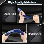 Carbon Fiber Steering Wheel Cover 3PCS, Non-Slip Grip for Universal Cars,Fit for 14–16 Inch Wheels, Interior Accessories for 