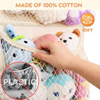 Over The Door Stuffed Animal Storage, Cotton Toy Organizer for Storage Plush Toys,Baby Supplies, Stuffed Animal Holder with 4