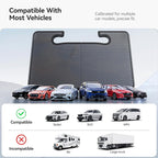 YONZEE 2-in-1 Car Steering Wheel Desk Tray & Car Seat Gap Filler Organizer – Foldable Carbon Fiber Look Table for Laptop, Eating Food, Writing – for Standard Round Steering Wheels