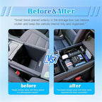 EDBETOS 2026 Traverse Center Console Organizer Compatible with 2024 2025 2026 Chevy Traverse Armrest Storage Box Interior Pallet Insert Tray Secondary Accessories Coin Container (Not for 2024-Limited)