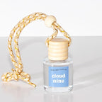 COOLGIRLCANDLES Cloud Nine Car Air Hanging Fragrance Oil Diffuser for Essential Oils, Long Lasting Car Diffuser Bottle