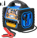 Car Jump Starter with Air Compressor, 2200A Battery Jumper Starter Portable with 260 PSI Tire Inflator, 12V Jump Box