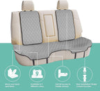 FH Group Neosupreme Automotive Seat Cushions - Universal Fit, Rear Car Seat Cushion With Non-Slip Silicone Backing for SUV, S