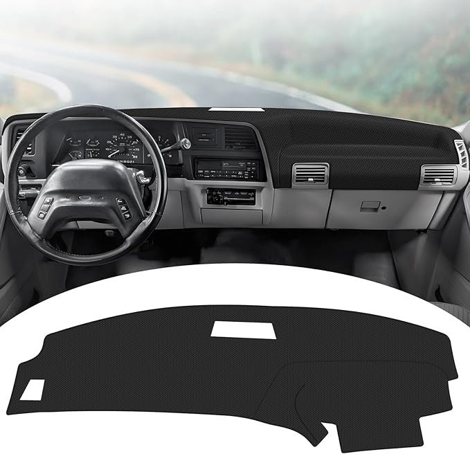 FIILINES Dash Cover for 1989-94 Ford Ranger, 1991-94 Mazda Navajo/Ford Explorer, 1989-90 Ford Bronco II Dashboard Mat Accesso