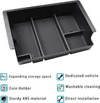 EDBETOS Full-Size Center Console Organizer Tray Compatible with 2014-2018 Chevy Silverado/GMC Sierra 1500 and 15-19 2500HD/3500HD,2015-2020 Tahoe/Suburban/Yukon/XL(Full Console w/Bucket Seats ONLY)