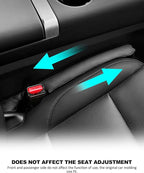 Leather Car Seat Gap Filler Spacer Universal Seat Gap Filler Plug for Car SUV Truck Fit Organizer Fill The Gap Between Seat and Console Stop Things from Dropping