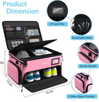 4-Layer Golf Trunk Organizer, Golfer Gifts for Women with Separate Ventilated Compartment for 2 Pairs Shoes, Waterproof Car