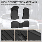 KIWI MASTER Floor Mats for 2014-2018 Subaru Forester, Custom Fit All Weather Car Mats, Heavy Duty TPE Floor Liners, Front & Rear 2 Row, Black