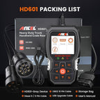 ANCEL Heavy Duty Truck Scanner HD601 All System Diesel Diagnostic Scan Tool fits for Cummins, Detroit, Freightliner,