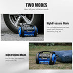AVID POWER Tire Inflator Portable Air Compressor, 12V DC 110V AC Car Tire Pump, Air Mattress Pump with Inflation and Deflation Modes, Dual Powerful Motors, Digital Pressure Gauge