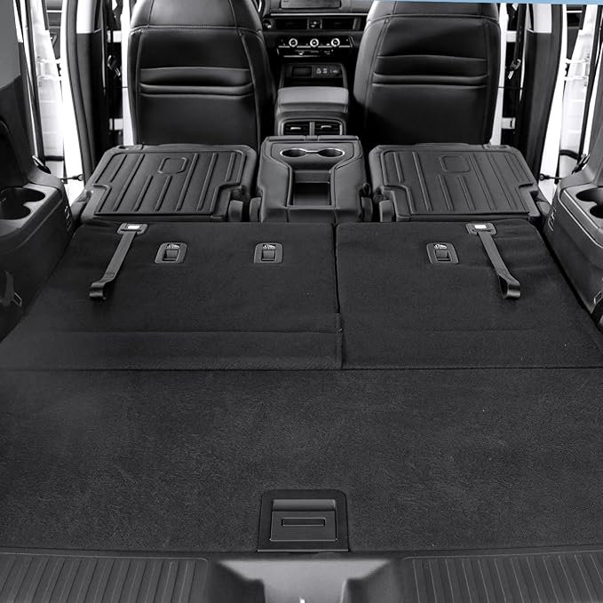 Backrest Mat Compatible with 2023-2025 2026 Honda Pilot Accessories, 2nd Kick Mats for 2022-2026 Acura MDX Accessories