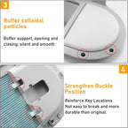 Sun Visor Vanity Mirror Cover Compatible with Mini Cooper & Cooper S Clubman Hatchback Countryman F55 F56 F60 2015-2022(3nd Gen),1PC Sun Visor Vanity Mirror Replacement for Left/Right Side,Gray