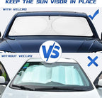 Sunshade for Honda CRV 2017-2022 Sun Shade Fit HR-V CR-V LX EX EX-L, Sport Hybrid, Sport Touring Hybrid SUV Accessories Front Window Shield Sun Visor Protector Foldable Windshield Cover Block UV Rays