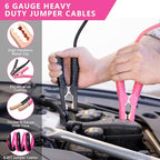 Car Emergency Kit with Portable Air Compressor - Roadside Assistance Emergency Kit with Jumper Cables, First Aid Kit, Auto To