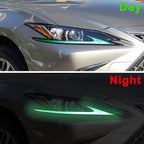 TOMALL 2 Pair Headlight Daytime Running Light Rearview Mirror Light Vinyl Films Smoke Tint Compatible with Lexus 2018-2020 Light Transmission Tint Wrap Exterior Sticker Decorations Trim (Green)