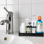 Toothbrush Holders for Bathrooms, Carbon Steel Tooth Brushing Holder Electric Toothbrush and Toothpaste Organizer Bathroom Ac
