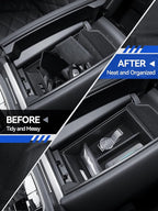 for BMW X5/X6/X7 Center Console Organizer 2020 2021 2022 2023 2024 2025 2026 BMW X5/X6/X7 Accessories Armrest Tray Middle Storage Box Insert Container Durable ABS Plastic